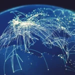 Global Connections (World map texture credits to NASA)