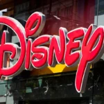 LONDON, UK - JULY 31th 2018: Disney store shop sign in Oxford St