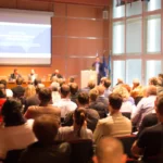 Audience at the conference hall.