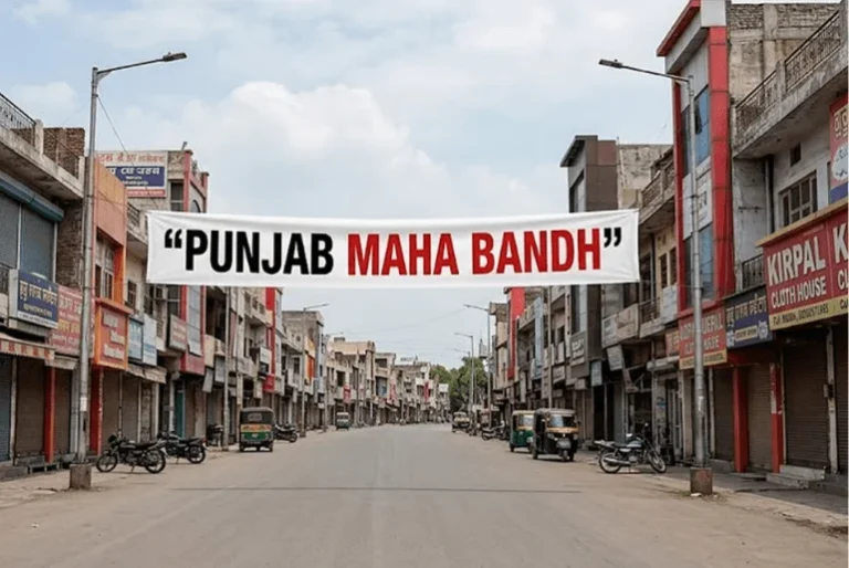 punjab-paralyzed-widespread-government-employee-strike-disrupts-public-services-over-long-pending-demands