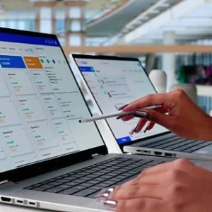 Female Business Leader Utilizing CRM Software To Enhance Customer Support.
